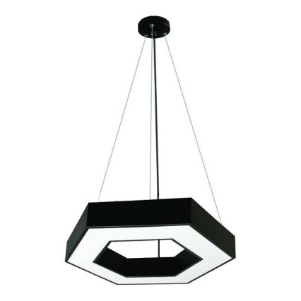 LED ljuskrona med textilsladd LED/28W/230V 4000K diameter 60 cm