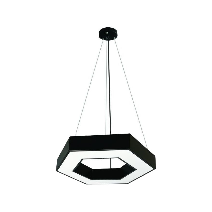 LED ljuskrona med textilsladd LED/28W/230V 4000K diameter 60 cm