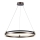 LED ljuskrona med textilsladd LED/30W/230V 3000K diameter 62 cm brun