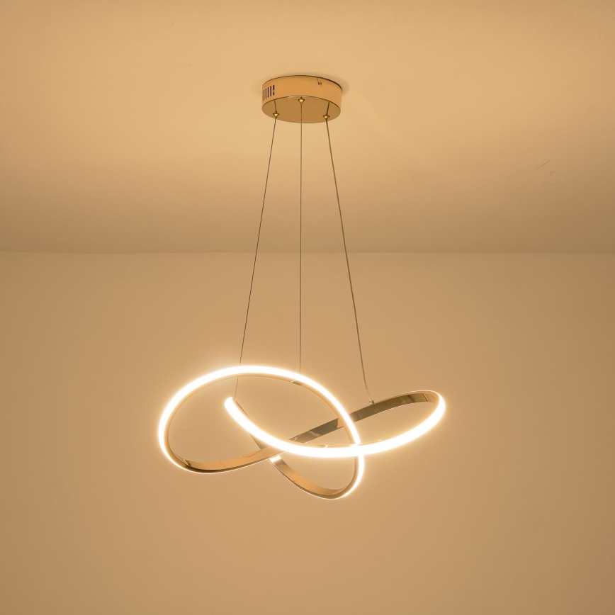 LED ljuskrona med textilsladd LED/30W/230V 3000K