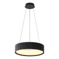 LED ljuskrona med textilsladd LED/30W/230V 3000K svart