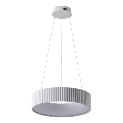 LED ljuskrona med textilsladd LED/30W/230V 3000K vit