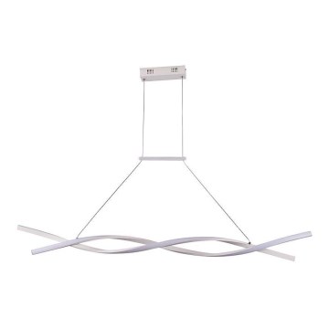LED ljuskrona med textilsladd LED/30W/230V 4000K vit