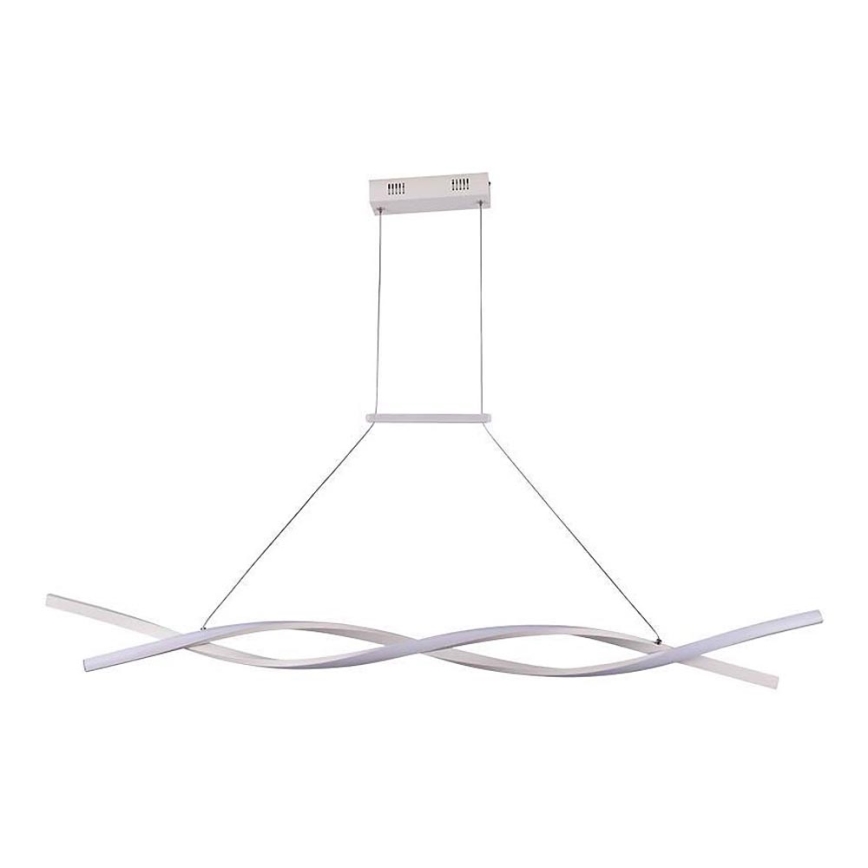 LED ljuskrona med textilsladd LED/30W/230V 4000K vit