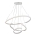 LED ljuskrona med textilsladd LED/32W/230V 3000K vit