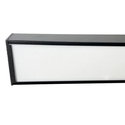 LED ljuskrona med textilsladd LED/32W/230V 4000K diameter 120 cm svart