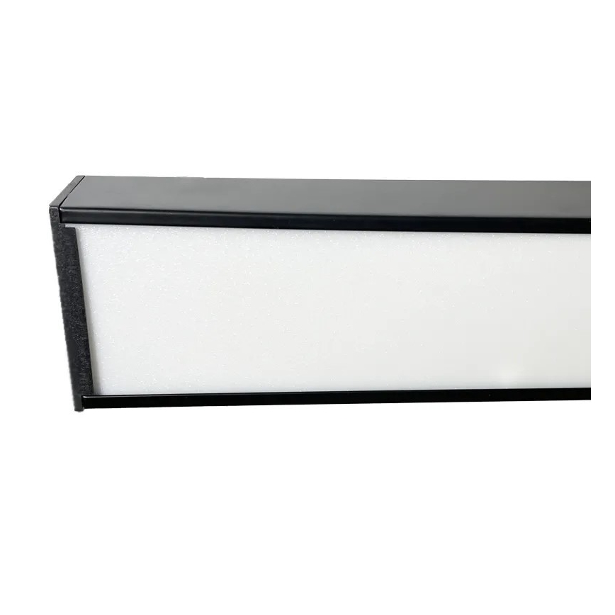 LED ljuskrona med textilsladd LED/32W/230V 4000K diameter 120 cm svart