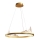 LED ljuskrona med textilsladd LED/35W/230V 3000K guld