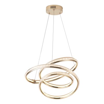 LED ljuskrona med textilsladd LED/38W/230V 3000K 50x50 cm