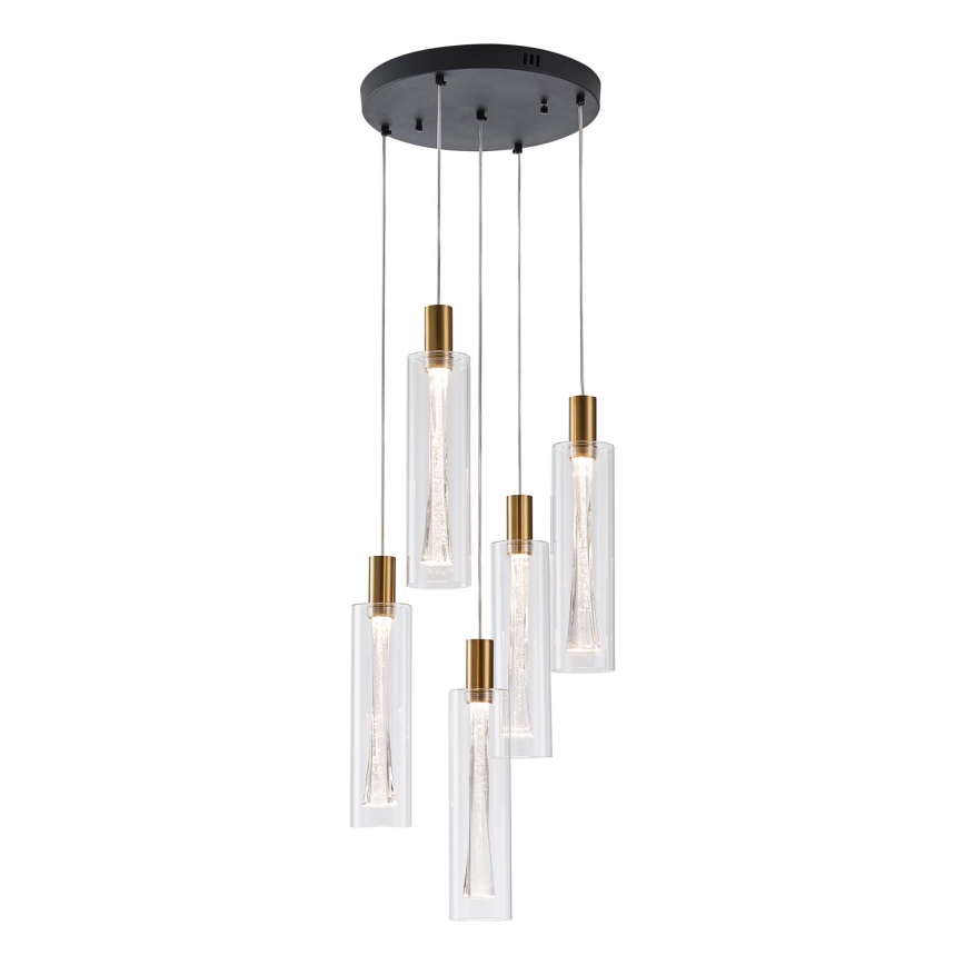 LED ljuskrona med textilsladd LED/38W/230V 3000K