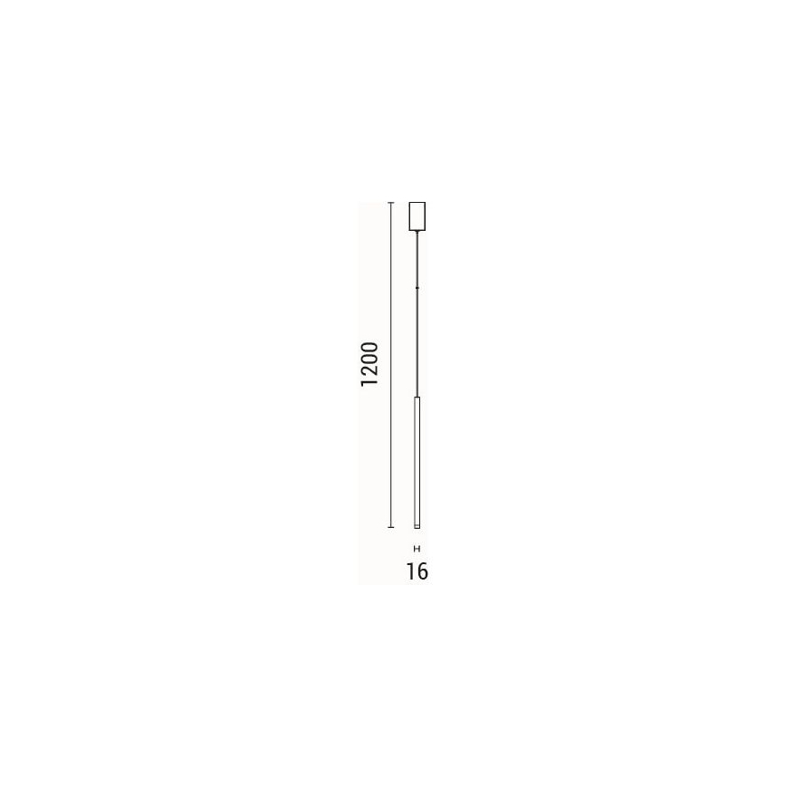 LED ljuskrona med textilsladd LED/3W/230V 3000K diameter 6 cm