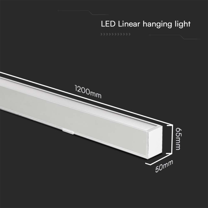 LED ljuskrona med textilsladd LED/40W/230V 3000/4000/6400K vit
