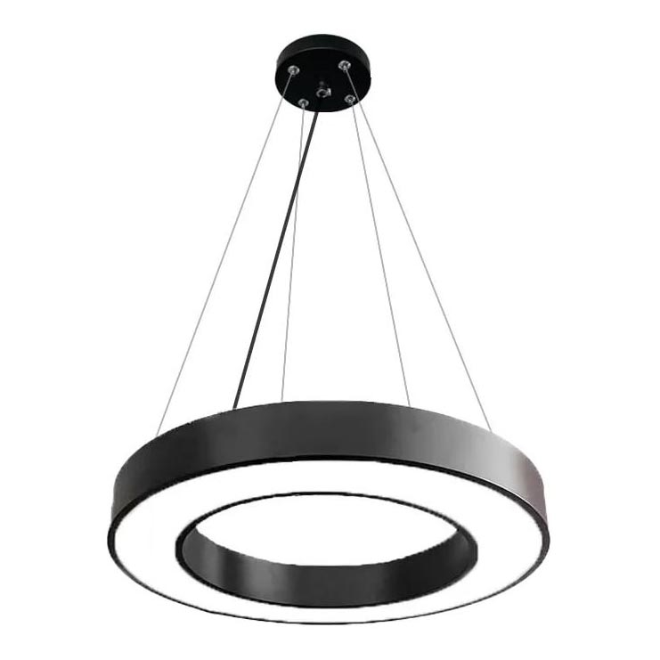 LED ljuskrona med textilsladd LED/40W/230V 4000K diameter 80 cm