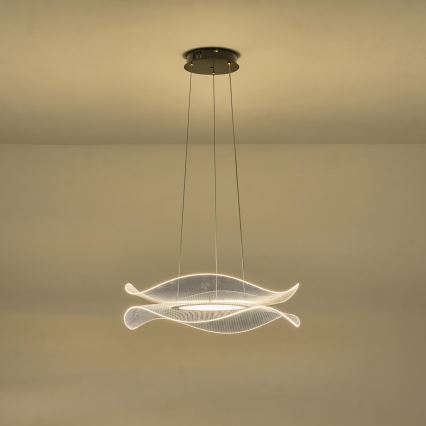 LED ljuskrona med textilsladd LED/48W/230V 3000K