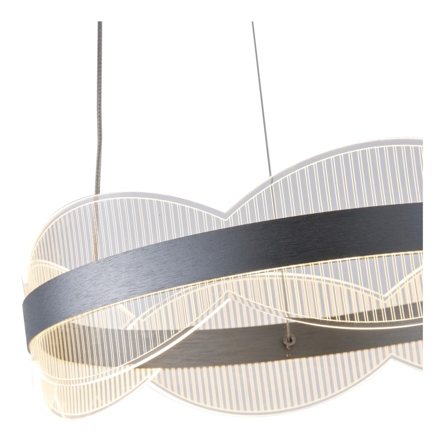 LED ljuskrona med textilsladd LED/48W/230V 3000K