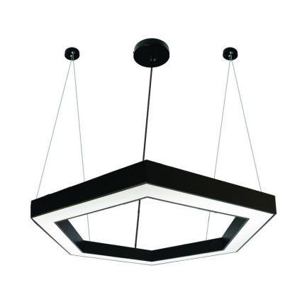 LED ljuskrona med textilsladd LED/50W/230V 4000K diameter 100 cm