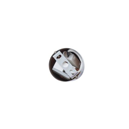 LED ljuskrona med textilsladd LED/6,3W/230V 3000K skinande krom diameter 13 cm
