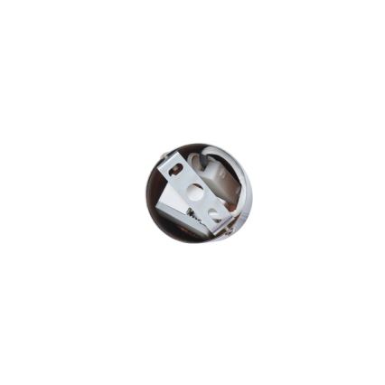 LED ljuskrona med textilsladd LED/6,3W/230V 3000K skinande krom diameter 25 cm
