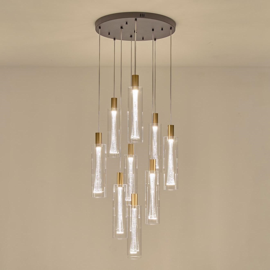 LED ljuskrona med textilsladd LED/60W/230V 3000K