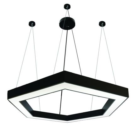 LED ljuskrona med textilsladd LED/60W/230V 4000K diameter 120 cm