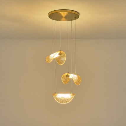 LED ljuskrona med textilsladd LED/6W/230V 3000K