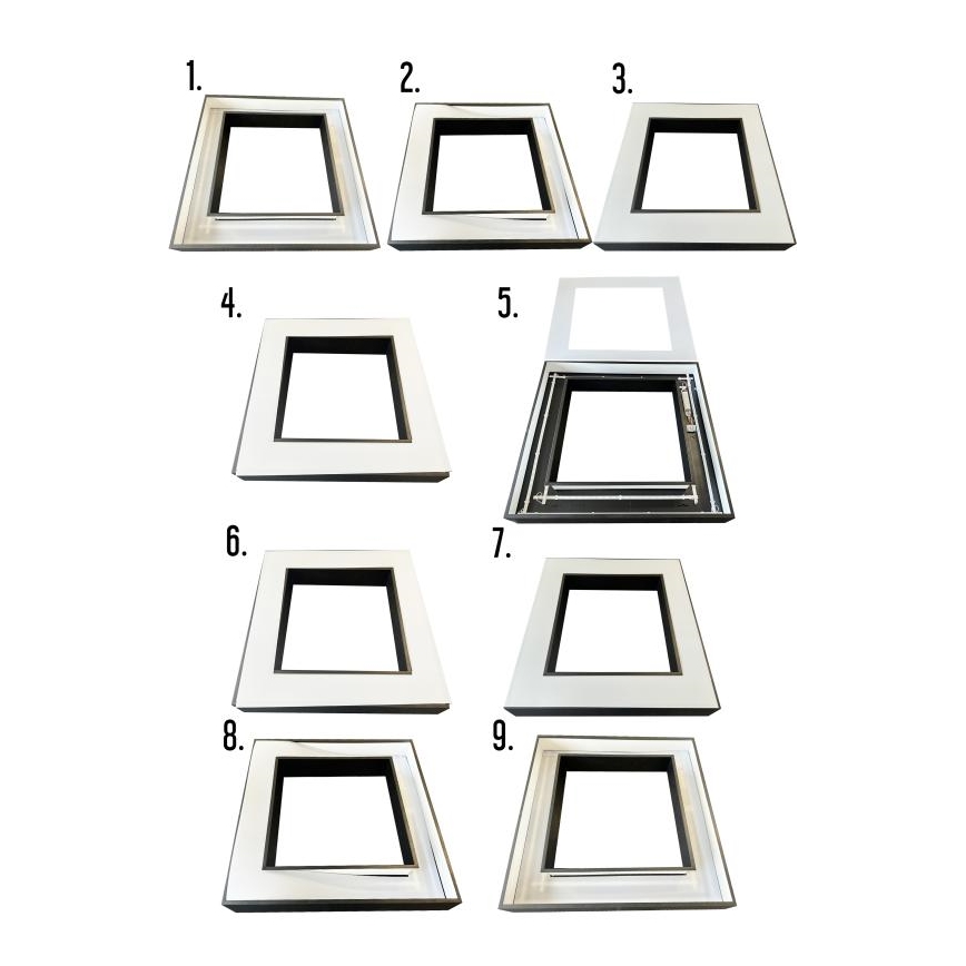 LED ljuskrona med textilsladd LED/70W/230V 4000K 100x100 cm svart