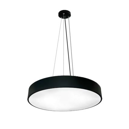 LED ljuskrona med textilsladd LED/70W/230V 4000K diameter 80 cm