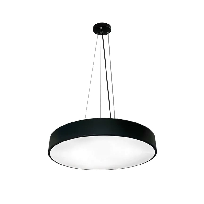 LED ljuskrona med textilsladd LED/70W/230V 4000K diameter 80 cm