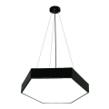 LED ljuskrona med textilsladd LED/70W/230V 4000K diameter 80 cm