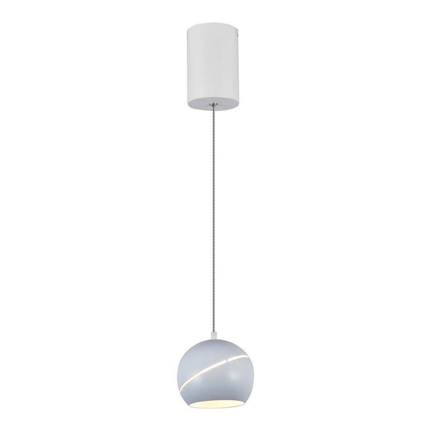 LED ljuskrona med textilsladd LED/8,5W/230V 3000K vit