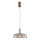 LED ljuskrona med textilsladd LED/8W/230V 3000K diameter 30 cm
