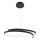 LED ljuskrona med textilsladd LORENZO LED/35W/230V svart