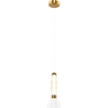 LED ljuskrona med textilsladd LUCCO LED/13W/230V diameter 15 cm guld