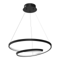 LED ljuskrona med textilsladd LUCERO LED/48W/230V svart