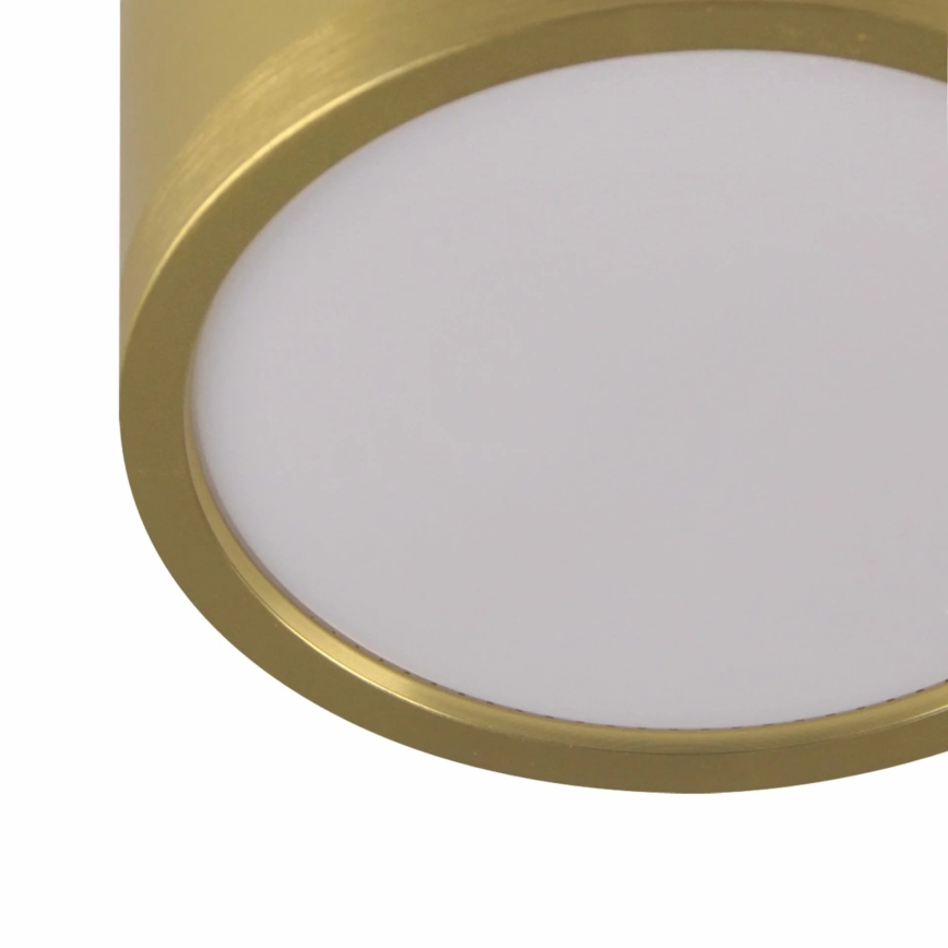 LED ljuskrona med textilsladd MIRELLA 4xGX53/6W/230V guld/svart
