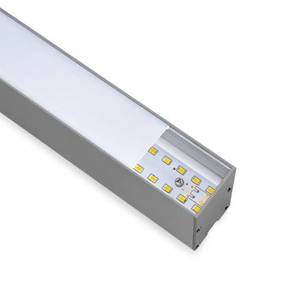 LED Ljuskrona med upphängning SAMSUNG CHIP LED/40W/230V 4000K silver