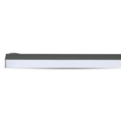 LED Ljuskrona med upphängning SAMSUNG CHIP LED/40W/230V 4000K silver