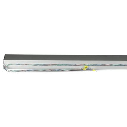 LED Ljuskrona med upphängning SAMSUNG CHIP LED/40W/230V 4000K silver