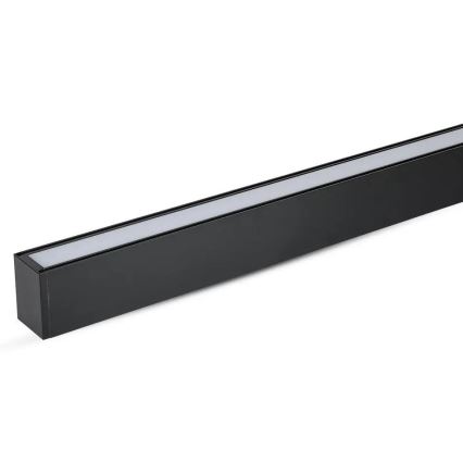 LED Ljuskrona med upphängning SAMSUNG CHIP LED/40W/230V 6400K svart