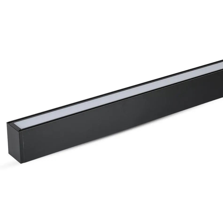 LED Ljuskrona med upphängning SAMSUNG CHIP LED/40W/230V 6400K svart
