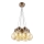 LED ljuskrona med upphängningsrem BULBS LED/30W/230V brons