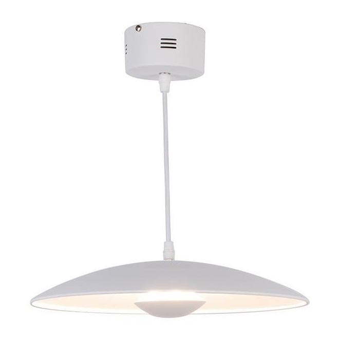 LED Ljuskrona med upphängningsrem  LUND LED/10W/230V vit 