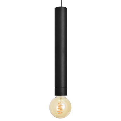 LED Ljuskrona med upphängningsrem  TUBA 1xGU10/20W/230V svart 