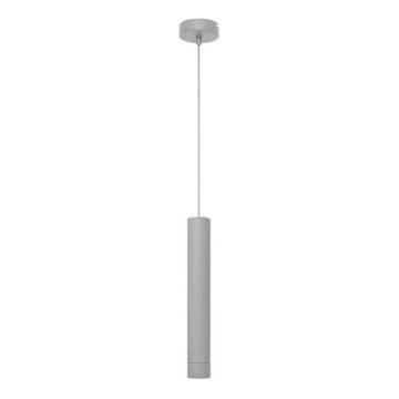 LED ljuskrona med upphängningsrem TUBA 1xGU10/4,8W/230V grå