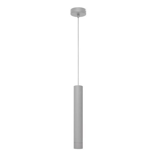LED ljuskrona med upphängningsrem TUBA 1xGU10/4,8W/230V grå