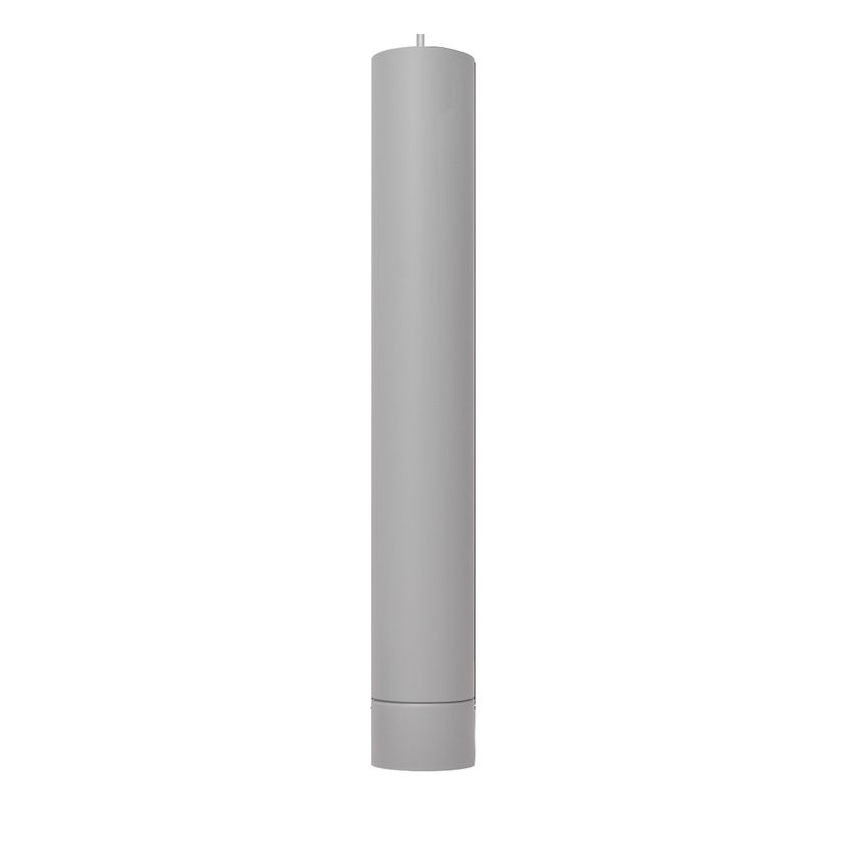 LED Ljuskrona med upphängningsrem TUBA 3xGU10/4,8W/230V grå