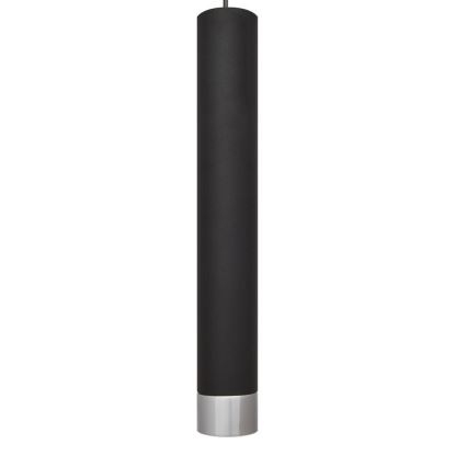 LED Ljuskrona med upphängningsrem TUBA 3xGU10/4,8W/230V svart/matt krom