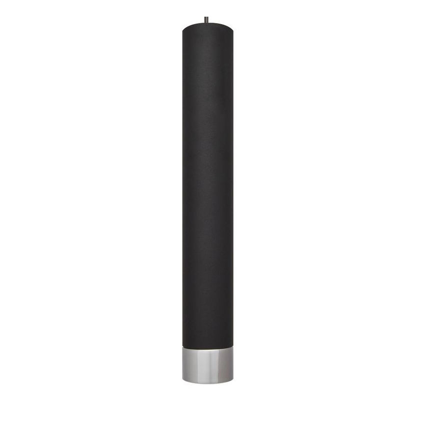 LED Ljuskrona med upphängningsrem TUBA 3xGU10/4,8W/230V svart/matt krom