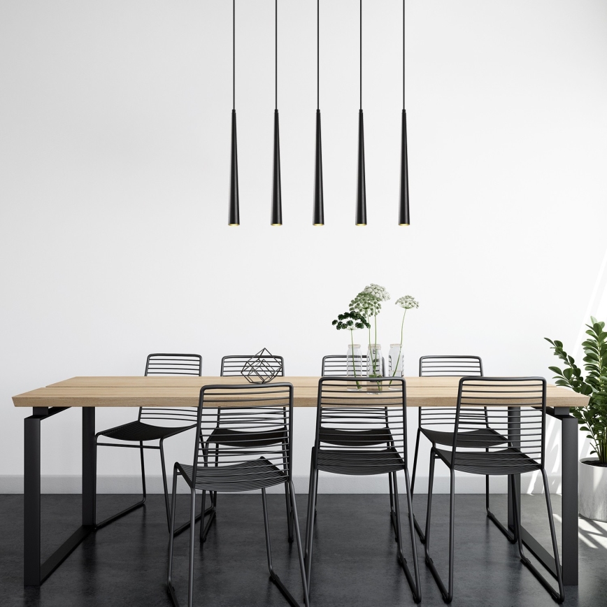 LED Ljuskrona med upphängningsrem  UGUR 5xLED/3W/230V