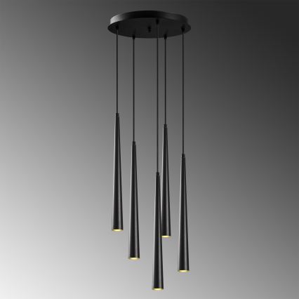 LED Ljuskrona med upphängningsrem  UGUR 5xLED/3W/230V